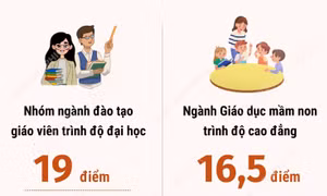 Công bố điểm sàn ngành Sư phạm năm 2025