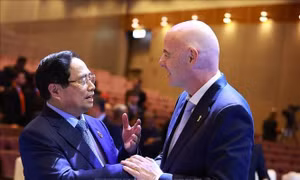 Thủ tướng Phạm Minh Chính dự Lễ ký biên bản ghi nhớ ASEAN - FIFA