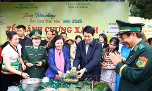 Chủ tịch nước Lương Cường thăm, chúc tết tại xã Pa Tần, Lai Châu