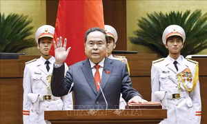 Lễ tuyên thệ nhậm chức của Chủ tịch Quốc hội khóa XVI Trần Thanh Mẫn