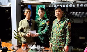 Bốn ngư dân Nghệ An may mắn sống sót khi gặp nạn trên biển