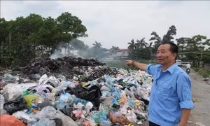 Rác thải vẫn cháy hàng ngày, nhả khói độc vào khu dân cư