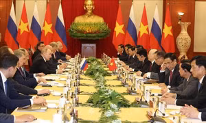 Tổng thống Nga đánh giá chuyến thăm Việt Nam đạt hiệu quả, mong muốn tiếp tục hợp tác
