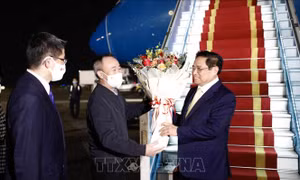 Thủ tướng Phạm Minh Chính về tới Hà Nội, kết thúc chuyến thăm chính thức Nhật Bản