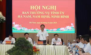 Ban Thường vụ Tỉnh ủy Hà Nam, Nam Định, Ninh Bình thảo luận, thông qua phương án nhân sự
