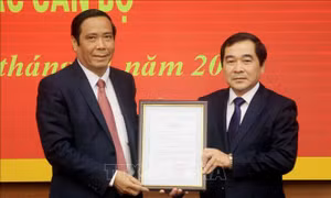 Trao Quyết định chuẩn y Phó Bí thư Tỉnh ủy Thái Bình