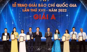 Lễ trao Giải Báo chí Quốc gia lần thứ XVII - năm 2022