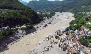 Lũ quét tại Nepal và Trung Quốc: Nỗ lực tìm kiếm nạn nhân mắc kẹt trong hầm thủy điện