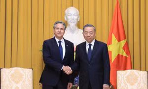 Chủ tịch nước Tô Lâm tiếp Ngoại trưởng Hoa Kỳ Antony Blinken