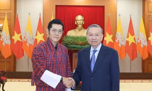 Tổng Bí thư Tô Lâm tiếp Quốc vương Bhutan