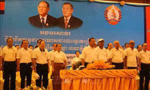 Điện mừng nhân dịp kỷ niệm 68 năm Ngày thành lập Đảng Nhân dân Campuchia