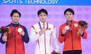 ASIAD 2023: Khánh Phong giành HCB thể dục dụng cụ nội dung vòng treo