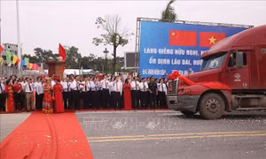 Mở cặp cửa khẩu song phương Chi Ma - Ái Điểm tăng cơ hội giao thương