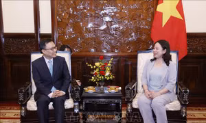 Phó Chủ tịch nước Võ Thị Ánh Xuân tiếp Đại sứ Hàn Quốc tại Việt Nam