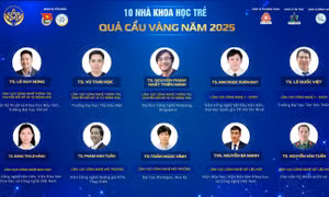 Công bố TOP 10 nhà khoa học trẻ nhận Giải thưởng Quả Cầu Vàng năm 2025