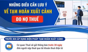 Những điều cần lưu ý về tạm hoãn xuất cảnh do nợ thuế
