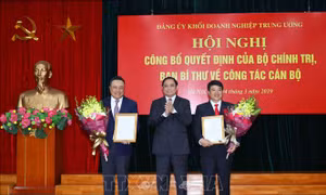 Công bố quyết định về công tác cán bộ tại Đảng ủy khối Doanh nghiệp Trung ương