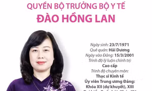 Bí thư Ban Cán sự Đảng, Quyền Bộ trưởng Bộ Y tế Đào Hồng Lan