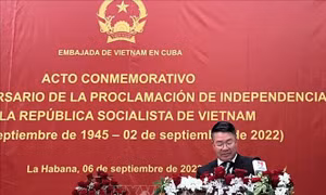Long trọng kỷ niệm Quốc khánh 2/9 tại Cuba