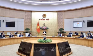 Thủ tướng Phạm Minh Chính chủ trì Phiên họp Chính phủ chuyên đề về xây dựng pháp luật tháng 1/2024