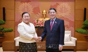 Phó Chủ tịch Quốc hội Nguyễn Đức Hải tiếp Đoàn đại biểu HĐND Thủ đô Vientiane, Lào