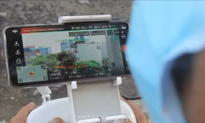 Đà Nẵng dùng flycam kiểm soát người dân chấp hành phòng, dịch tại các ngõ hẻm
