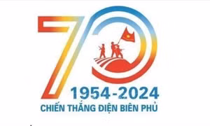 Mẫu logo chính thức tuyên truyền kỷ niệm 70 năm Chiến thắng Điện Biên Phủ