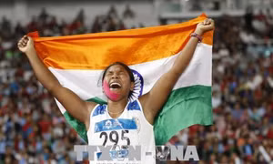 ASIAD 2018: 'Dị nhân 6 ngón' Ấn Độ giành HCV 7 môn phối hợp