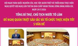Nghị quyết Trung ương 3: Tổng Bí thư Chủ tịch nước Tô Lâm đề nghị quán triệt sâu sắc và tổ chức thực hiện tốt 5 vấn đề