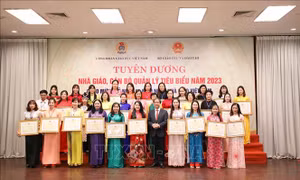 Tuyên dương 200 nhà giáo, cán bộ quản lý giáo dục tiêu biểu năm 2023