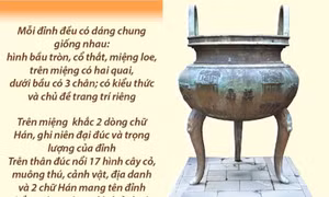 'Những bản đúc nổi trên chín đỉnh đồng ở Hoàng cung Huế' là Di sản tư liệu khu vực châu Á - Thái Bình Dương