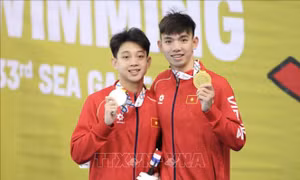 ‘Kình ngư’ Huy Hoàng giành HCV nội dung 1.500m