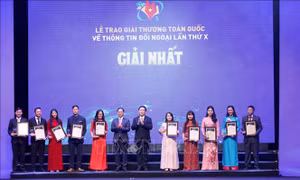 Lễ trao Giải thưởng toàn quốc về thông tin đối ngoại lần thứ 10