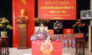 Nam Định: Bầu cử thêm đại biểu HĐND cấp xã đúng quy định