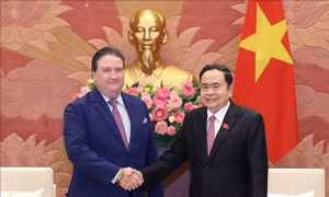 Chủ tịch Quốc hội Trần Thanh Mẫn tiếp Đại sứ Hoa Kỳ Marc Evans Knapper