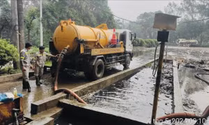 Khắc phục xong sự cố sạt lở tại bãi rác Nam Sơn