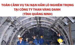 Toàn cảnh vụ tai nạn hầm lò nghiêm trọng tại Công ty than Vàng Danh