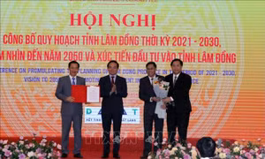 Trao Quyết định phê duyệt Quy hoạch tỉnh Lâm Đồng thời kỳ 2021 - 2030