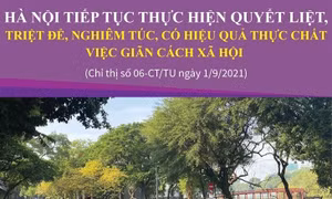 Hà Nội tiếp tục thực hiện quyết liệt, triệt để, nghiêm túc việc giãn cách xã hội