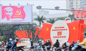 Hà Nội rực rỡ cờ hoa, hân hoan chào đón sự kiện chính trị trọng đại của đất nước