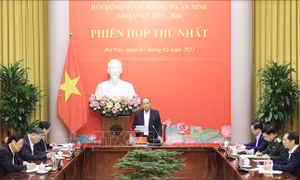 Chủ tịch nước chủ trì Phiên họp thứ nhất Hội đồng Quốc phòng và An ninh nhiệm kỳ 2021-2026