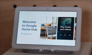 Google 'trình làng' loa thông minh Google Home Hub gắn màn hình cảm ứng