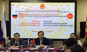 Họp báo kỷ niệm 70 năm quan hệ ngoại giao Việt Nam - LB Nga
