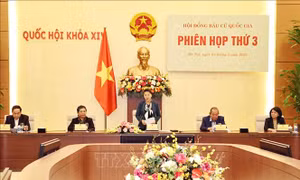 Chủ tịch Quốc hội chủ trì Phiên họp thứ ba Hội đồng Bầu cử quốc gia