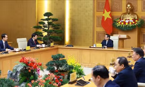 Thủ tướng Phạm Minh Chính tiếp Bí thư Đảng ủy Đại học Thanh Hoa (Trung Quốc)