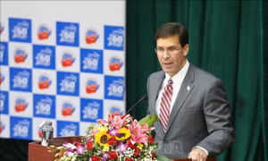 Bộ trưởng Quốc phòng Hoa Kỳ Mark Esper phát biểu tại Học viện Ngoại giao