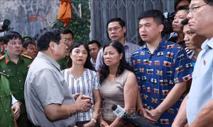 Thư thăm hỏi về vụ hỏa hoạn chung cư mini ở Thanh Xuân, Hà Nội