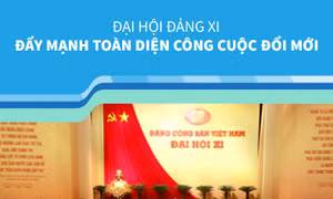 Đại hội Đảng XI: Đẩy mạnh toàn diện công cuộc đổi mới