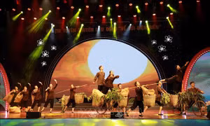 Thi tuyên truyền lưu động về Điện Biên
