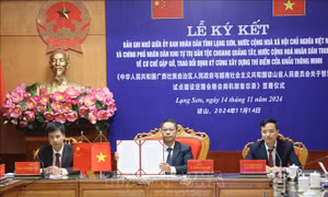 Hai nước Việt - Trung cùng xây dựng thí điểm cửa khẩu thông minh